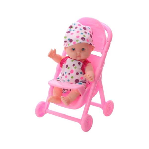 Παιδικό καροτσάκι mini με κούκλα - 0812-152 - 917428 - GoodFlix