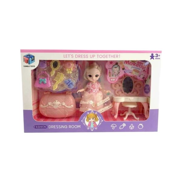 Σετ κούκλα με αξεσουάρ ομορφιάς - 6688-26-DIY - 917465 - GoodFlix