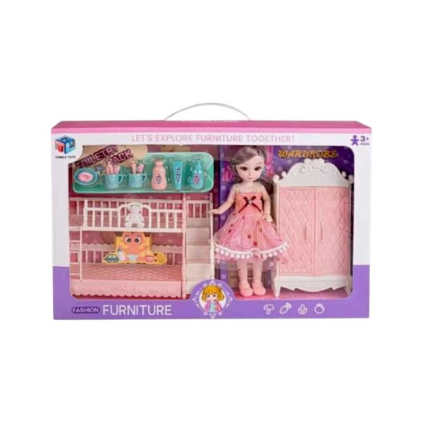 Σετ κούκλα με αξεσουάρ σπιτιού - 6688-15-DIY - 917466 - GoodFlix