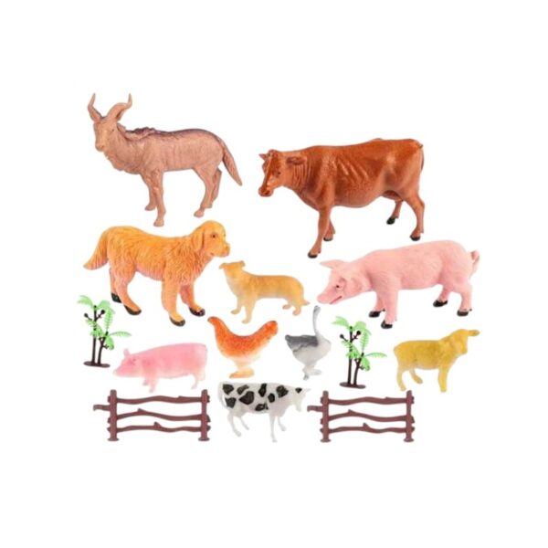 Σετ φιγούρες ζώων φάρμας - 14pcs - 026-41E - 917522 - GoodFlix