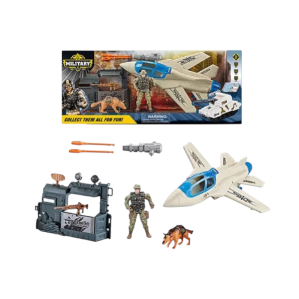 Σετ πολεμική βάση με αεροπλάνο - F16-2A - 917349 - GoodFlix