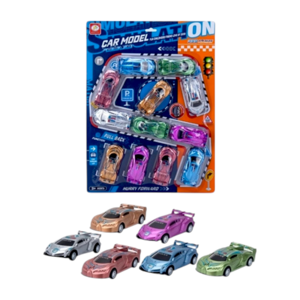 Σετ αυτοκινητάκια - 399-869S2 - 12pcs - 922323 - GoodFlix
