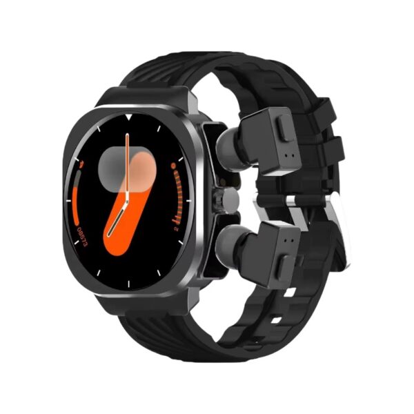 Σετ Smartwatch με ασύρματα ακουστικά Bluetooth - AIMB-Z19 - 065578 - Black - GoodFlix