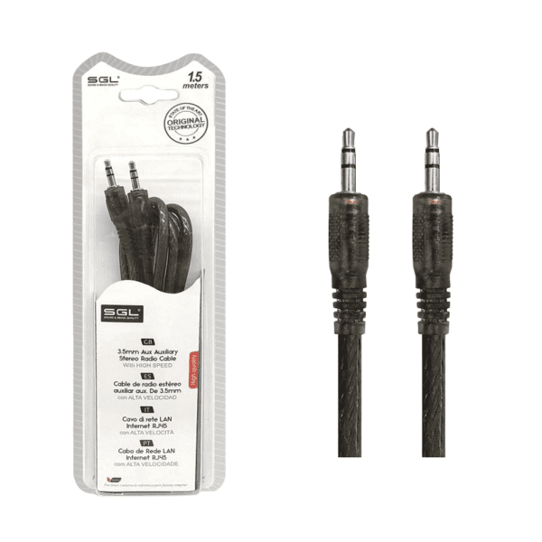 Καλώδιο ήχου - 40201 - Jack 3.5mm Male/Male - 1.5m - 097695 - GoodFlix