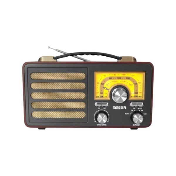 Επαναφορτιζόμενο ραδιόφωνο Retro - M1912-BT - 119125 - Grey - GoodFlix