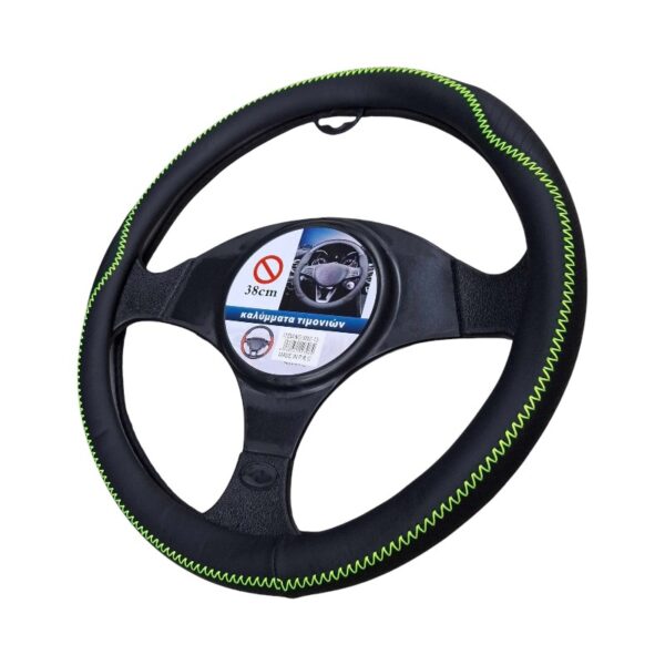Κάλυμμα τιμονιού αυτοκινήτου - SMZ-13 - 123084 - Green - GoodFlix