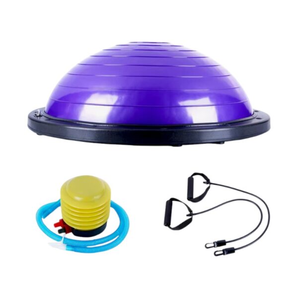 Μπάλα Ισορροπίας εκγύμνασης σώματος με λαβές - 82363 - 58cm - 150615 - Purple - GoodFlix