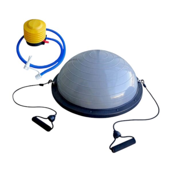 Μπάλα Ισορροπίας εκγύμνασης σώματος με λαβές - 82363 - 58cm - 150615 - Grey - GoodFlix