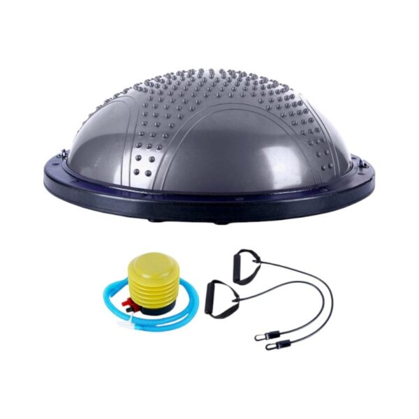 Μπάλα Ισορροπίας εκγύμνασης σώματος με λαβές - 82364 - 58cm - 150622 - Grey - GoodFlix