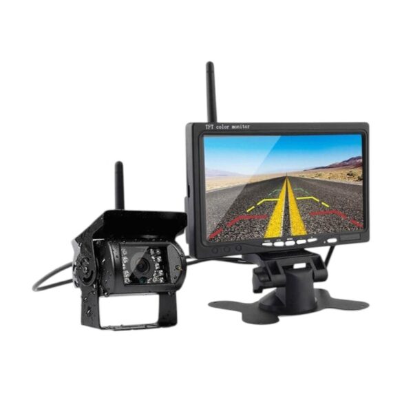Ασύρματο σύστημα παρκαρίσματος με κάμερα οπισθοπορείας και οθόνη TFT/LCD - 7" - 2310102A/1 - 230001 - GoodFlix
