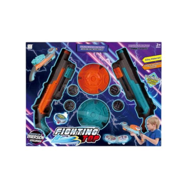 Σετ σβούρες με όπλο Spinner - A138-28 - 245262 - GoodFlix