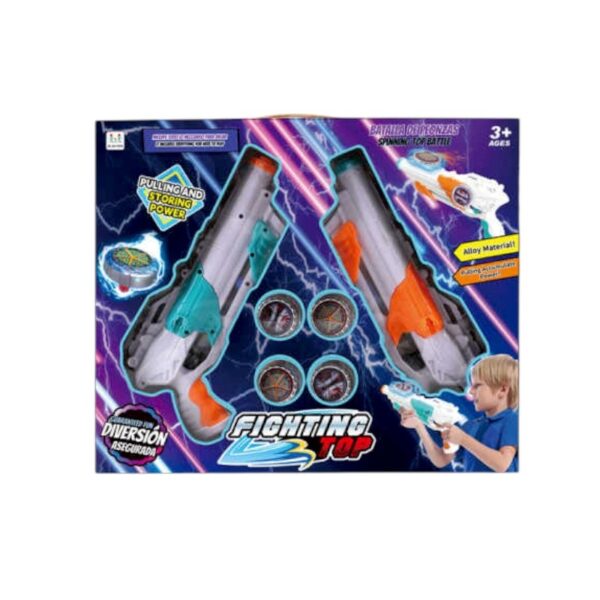 Σετ σβούρες με όπλο Spinner - A138-26 - 245279 - GoodFlix