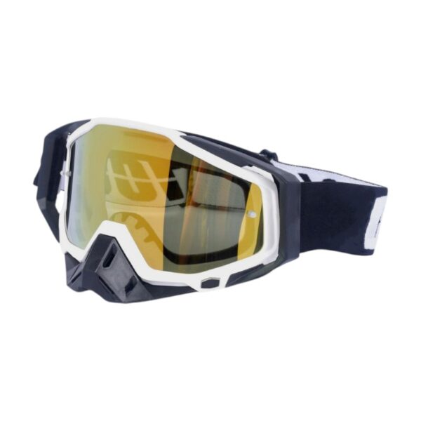 Μάσκα μοτοσυκλέτας Motocross - R9-MX101 - 350001 - White/Black - GoodFlix