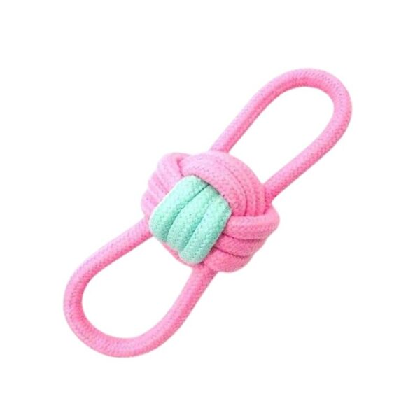 Παιχνίδι σκύλου σχοινί με μπάλα - 18x6cm - 12pcs - 550587 - GoodFlix