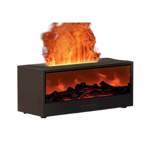 Υγραντήρας χώρου με εφέ φλόγας - 626286 - Black - GoodFlix