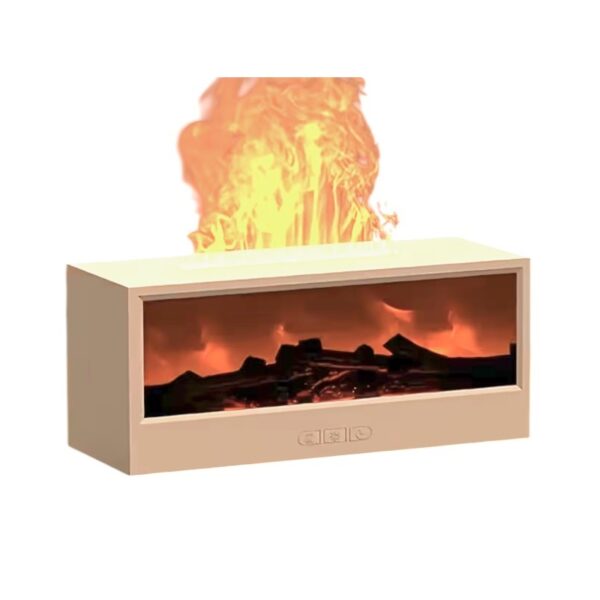 Υγραντήρας χώρου με εφέ φλόγας - 626286 - White - GoodFlix