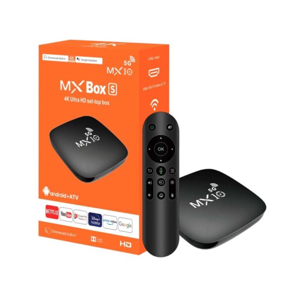 Android TV Box - MX10 4K 5G - 814956 - GoodFlix