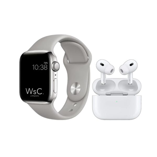 Σετ Smartwatch με ασύρματα ακουστικά Bluetooth & 7 λουράκια - S3000 Pro - 814086 - Grey - GoodFlix