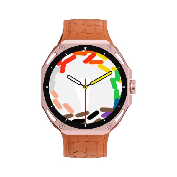 Σετ Smartwatch με 7 λουράκια - V18 Pro Max - 814116 - Gold - GoodFlix