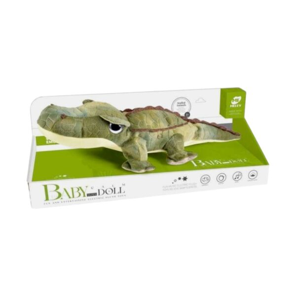 Λούτρινος ηλεκτρονικός Κροκόδειλος με κίνηση & ήχο - Mi-301Z - 917132 - GoodFlix