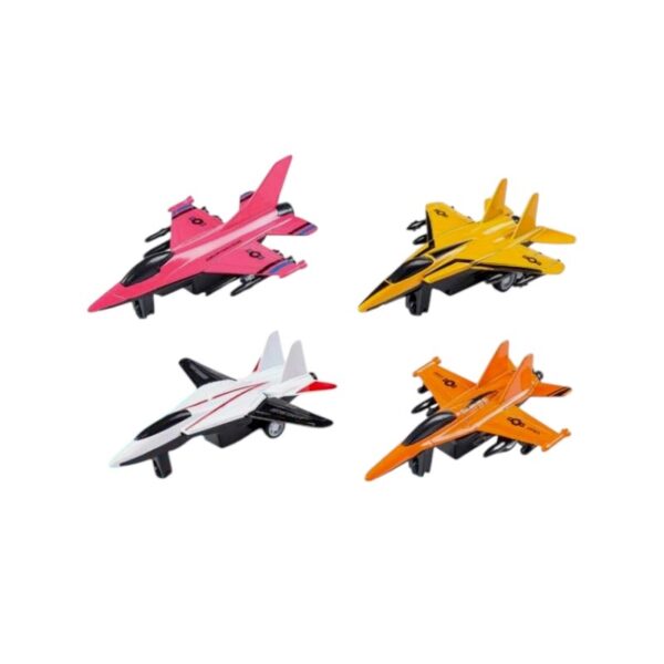 Σετ μεταλλικά αεροπλανάκια με Pull Back - 4pcs - 1210-W444 - 917320 - GoodFlix