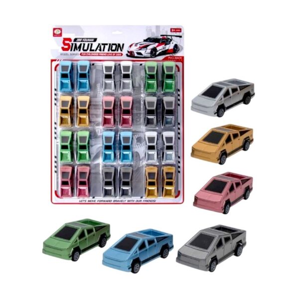 Σετ αυτοκινητάκια με Pull Back - 24pcs - 399-878B - 917336 - GoodFlix