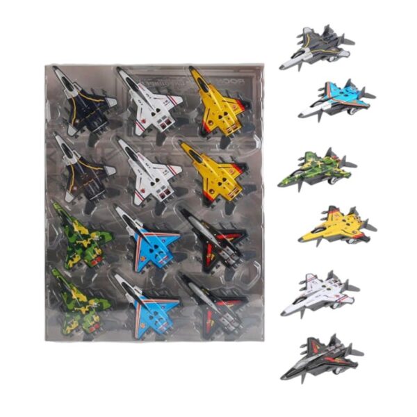 Σετ αεροπλανάκια - 12pcs - 123-10D6 - 917337 - GoodFlix