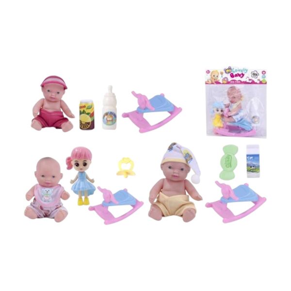 Κούκλα μωρό με αξεσουάρ - 0812-2056 - 917421 - GoodFlix