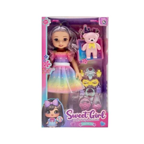 Σετ κούκλα με αξεσουάρ ομορφιάς - RX117A-214 - 917447 - GoodFlix