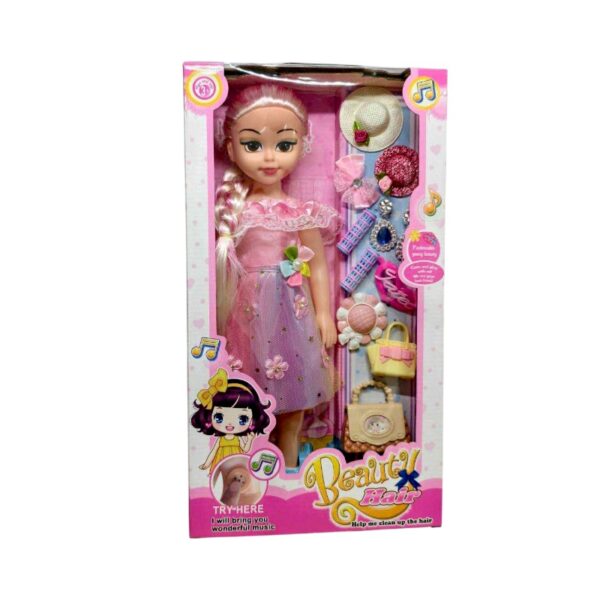 Σετ κούκλα με αξεσουάρ ομορφιάς - F018-1118 - 917473 - GoodFlix