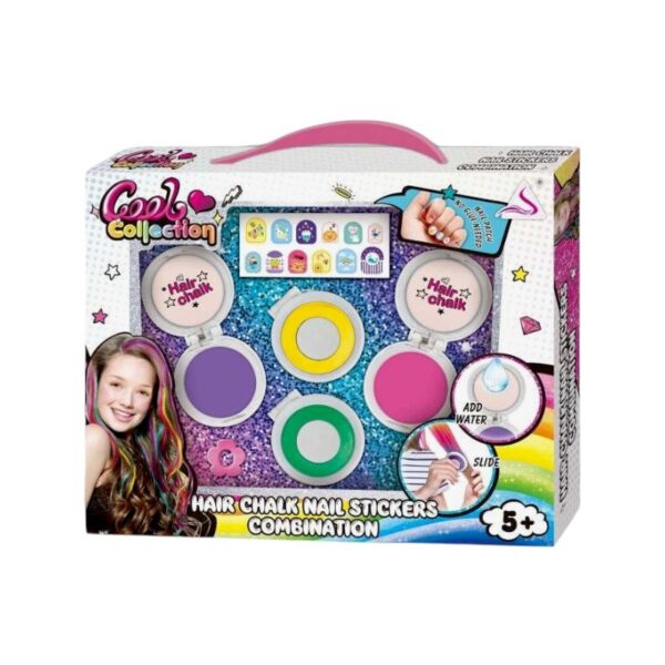 Παιδικό σετ βαφής μαλλιών με κιμωλία - J-2014 - 917505 - GoodFlix