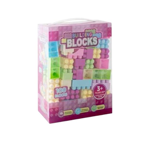 Σετ κατασκευών DIY με τουβλάκια - 553-83B - 100pcs - 917507 - GoodFlix