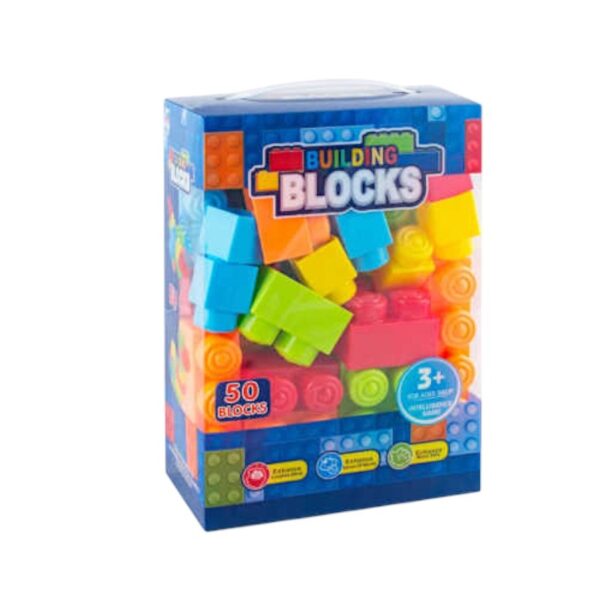 Σετ κατασκευών DIY με τουβλάκια - 558-27 - 50pcs - 917508 - GoodFlix