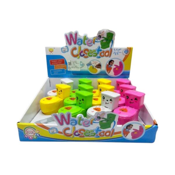 Παιχνίδι τουαλέτα mini που εκτοξεύει νερό - Σετ 12pcs - R1406A - 917564 - GoodFlix