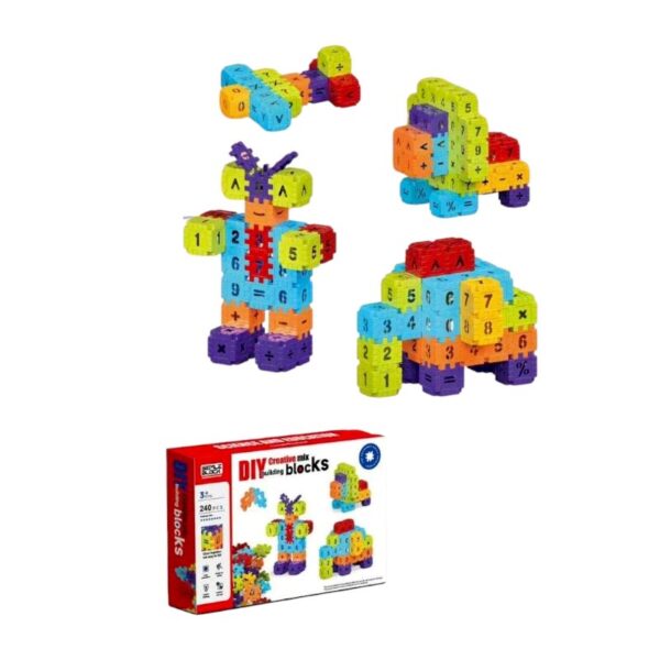 Εκπαιδευτικό παιχνίδι κατασκευών DIY με αριθμούς - 240pcs - SL-001 - 922333 - GoodFlix