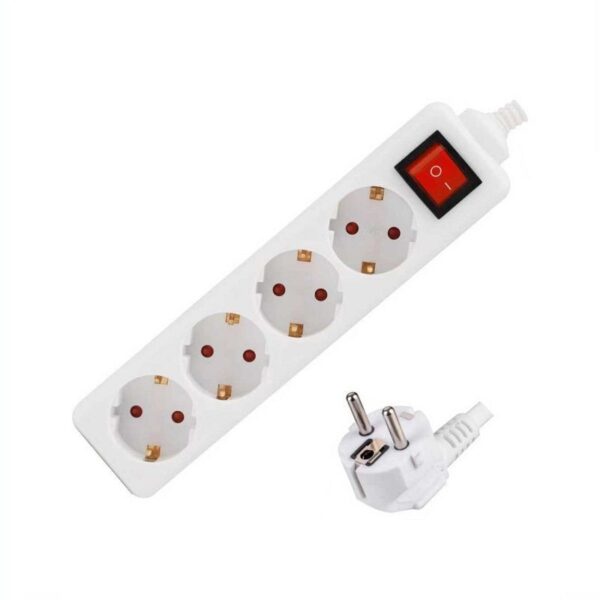 Πολύπριζο 4 θέσεων με διακόπτη - Σούκο - ST-NGB04S - 3m - 041139 - GoodFlix