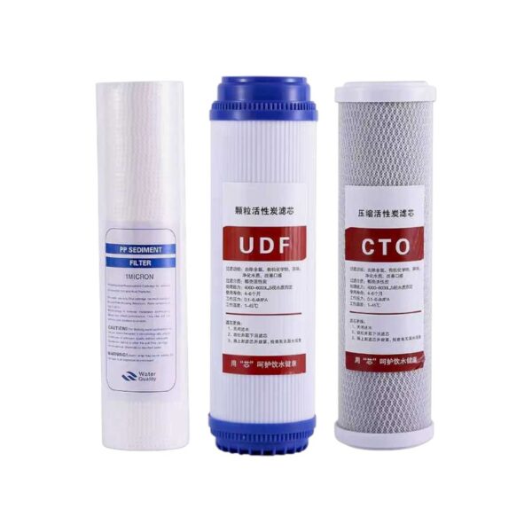 Σετ ανταλλακτικά φίλτρα νερού - PP/CT/UDF - K603 - 3pcs - 076811 - GoodFlix