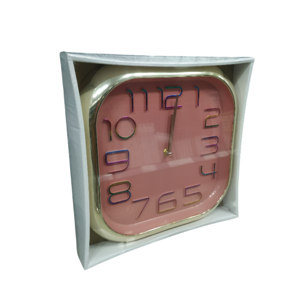 Ρολόι τοίχου - 734DC - 120063 - Pink - GoodFlix