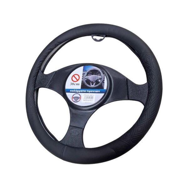 Κάλυμμα τιμονιού αυτοκινήτου - SMZ-2 - 123022 - Black - GoodFlix