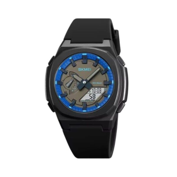 Ψηφιακό/αναλογικό ρολόι χειρός – Skmei - 2091 - Dark Blue/White screen - GoodFlix
