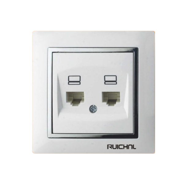 Πρίζα γραμμής δικτύου Ethernet διπλή - RC3616-RJ45 - 674957 - GoodFlix