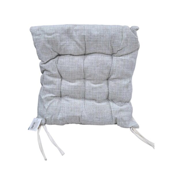 Μαξιλάρι καρέκλας διπλής όψης - 40x40cm - 720190 - White/Grey - GoodFlix
