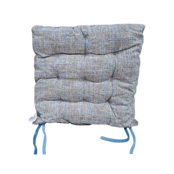 Μαξιλάρι καρέκλας διπλής όψης - 40x40cm - 720190 - Blue/Grey - GoodFlix