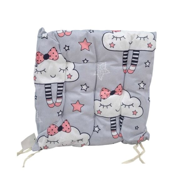 Μαξιλάρι καρέκλας παιδικό - 40x40cm - 720203 - Light Grey - GoodFlix