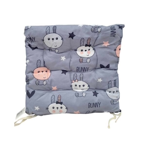 Μαξιλάρι καρέκλας παιδικό - 40x40cm - 720203 - Dark Grey - GoodFlix