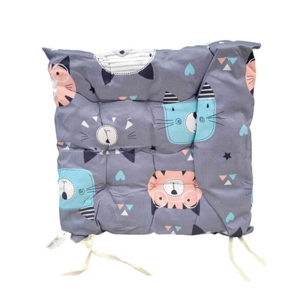 Μαξιλάρι καρέκλας παιδικό - 40x40cm - 720204 - Grey - GoodFlix