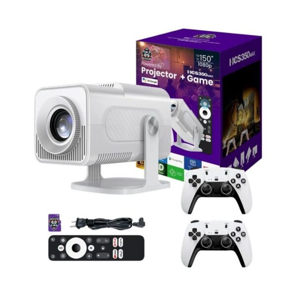 Κονσόλα παιχνιδιών & multimedia με προτζέκτορα και 2 χειριστήρια - HCS-350 MAX - 812921 - GoodFlix